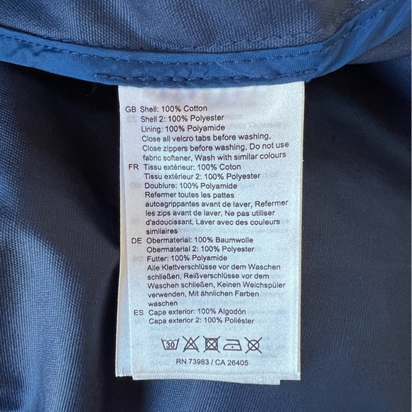 Helly Hansen Trollvann Anorak Hooded Pullover Jacket in Catalina Blue, size XS - Picture 10 of 12